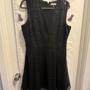 Black Sequin Dress